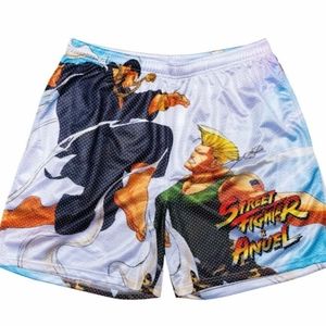 Street Fighter Men's XXL Graphic Shorts